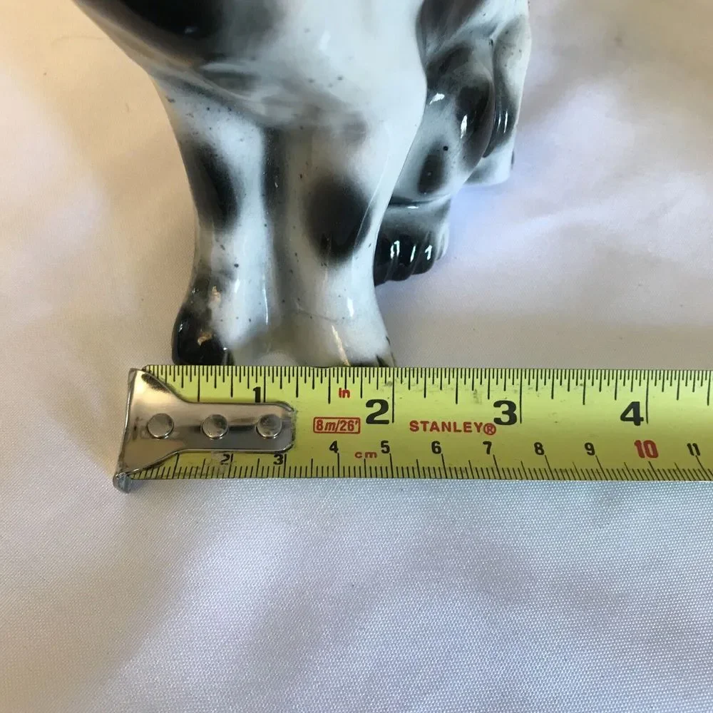 Hand Painted Porcelain Dalmatian Dog Figurine Made in‎ Brazil